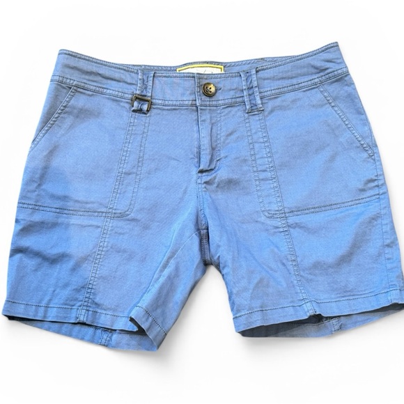 Aventura Pants - Women's French Blue Casual Cotton Utility Shorts by Aventura, size 10
